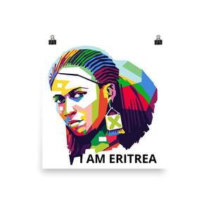 I AM ERITREA Poster - ERISCARFS